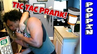 TIC TACS IN PILL BOTTLE PRANK ON GIRLFRIEND SHE FLIPPED OUT [upl. by Dlaregztif898]