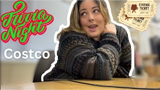 Vlogmas Day 3  Come to School Costco Haul Movies and Trivia Night [upl. by Llenrod582]