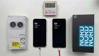 NOTHING Phone 2A vs Oneplus Nord CE 3 Lite 5G Charging Test [upl. by Nylrehs579]