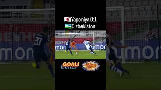 🇯🇵Yaponiya 01 🇺🇿O‘zbekiston live uzbekistan🇺🇿 uzbekistan uzb shorts football fudbol soccer [upl. by Etep534]