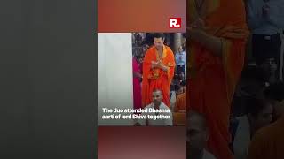 Shikhar Dhawan and Akshay Kumar visit Mahakaleshwar Temple In Ujjain [upl. by Zetnauq25]