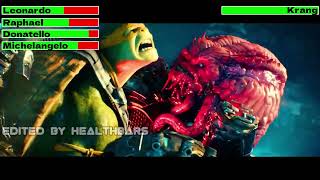 Teenage Mutant Ninja Turtles vs Krang with healthbars [upl. by Niwdla395]