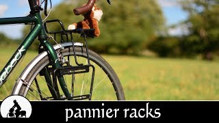 Halfords Bike Pannier Rack full installation [upl. by Fraze579]