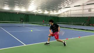 Tennis Practice  Road to Racketlon World Championships 2025  November 8 2024  La Sporthèque QC [upl. by Arihsay779]