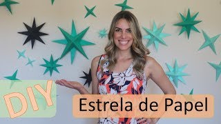 DIY Estrela de papel [upl. by Miranda]