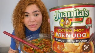 Juanita’s Extra Hot Canned Menudo Is it any Good or Nah [upl. by Rebecka]