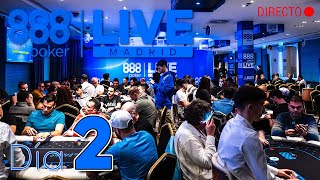 888POKER LIVE MADRID  DÍA 2  MAIN EVENT  888poker PokerRed CasinoGranVia [upl. by Pascale]