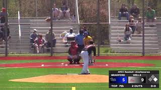 Wells vs Pitt  Bradford  Game 1  AMCC Baseball [upl. by Ferd]