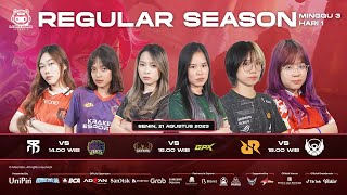 UniPin Ladies Series ID Season 3  Regular Season  Week 3 Day 1 [upl. by Haroldson778]