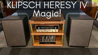 Klipsch Heresy IV  Whats all the fuss about [upl. by Leimad517]