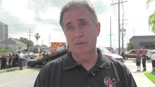 Missing firefighter found in Metairie canal saddens Jefferson Parish firemen [upl. by Yasui462]