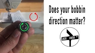 Does your sewing machine bobbin direction matter [upl. by Neemsay]