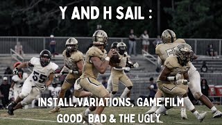 Y and H Sail Install Variations and Drills The Good Bad and The Ugly Film [upl. by Rimidalv]