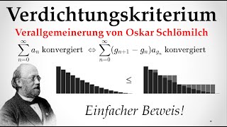 Verallgemeinerung des Verdichtungskriteriums von Oskar Schlömilch  Beweis [upl. by Acnalb]