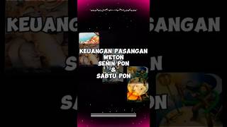 SENIN PON DAN SABTU PON tarot weton fortunetelling nawangwulan shortsfeed [upl. by Nnairda69]