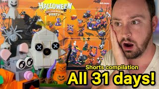 Opening ALL 31 DAYS of my Halloween Advent Calendar [upl. by Ydoow468]