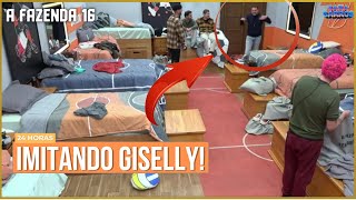 POR ESSA O G4 NÃO ESPERAVA Albert entra no quarto imitando Gizelly mexendo o braço afazenda16 [upl. by Silver529]