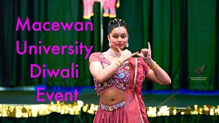 MacEwan University Diwali Event  Soja Zara  Kritika Ram  2024 [upl. by Ovida]