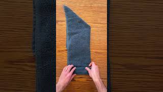 Diagonal Towel Fold folding airbnb [upl. by Lrem]