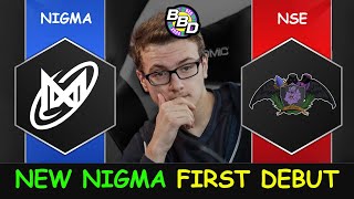 WITHOUT KUROKY NEW NIGMA GALAXY FIRST DEBUT  Nigma Galaxy vs Nightshade Esports BDB EU CQ Dota 2 [upl. by Xylia]