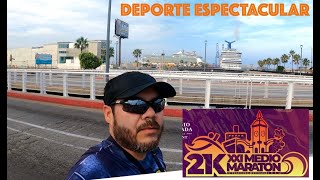 XXI Medio Maraton Ensenada 2024  DEPORTE ESPECTACULAR [upl. by Alihs]