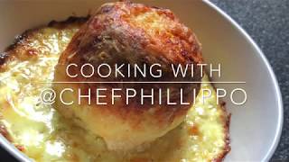 Twice baked cheese soufflé with chefphillippo [upl. by Ydnih]