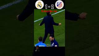 Real Madrid vs Atletico Madrid short football [upl. by Fritts]