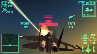 Ace Combat X  Mission 5B High Score Run 19300 points [upl. by Farro]