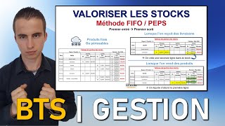 Révisions MGUC  Valoriser les stocks par la méthode FIFO ou PEPS  AIDE BTS MUC [upl. by Dori]