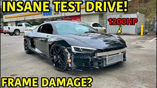 Rebuilding A Wrecked 2020 TWIN TURBO Audi R8 Part 12 [upl. by Acirt]