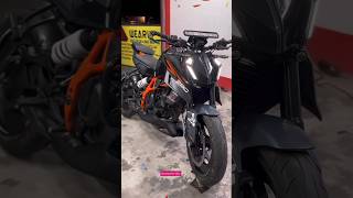 My KTM baby 😗😘 modified Shop reaction 😎 KTM dream bike indiashorts ktmindia trendingshorts post [upl. by Ebehp]