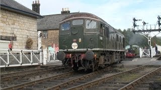 Sulzer power Class 24 D5061 on the NYMR [upl. by Ehrenberg597]