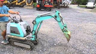 Kobelco SS60 Micro Stand On Excavator [upl. by Choong39]