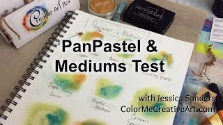 PanPastels amp Mediums Test  Thank You Creative Art Box  Art Supply Tutorial [upl. by Aseek]