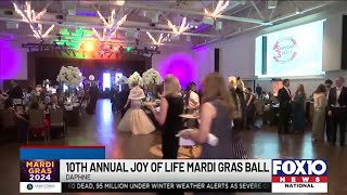 10th Annual Joy of Life Mardi Gras Ball benefits St Jude Childrens Research Hospital [upl. by Carmine877]