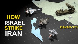 How Israel Strikes Irans Military Targets israel iran [upl. by Eyde]