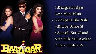 Baazigar Movie All Songs Romantic Song Shahrukh khan Kajol Shilpa Shetty Hindi Old Songs [upl. by Helbonnah279]