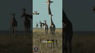 ASÍ LUCE LA JIRAFA MÁS ENANA DEL MUNDO🦒🌍vidasalvaje animal shortsvideo curiosidades videoshorts [upl. by Annazus556]