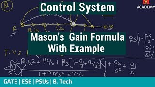 Masons Gain Formula  Flow Graph  Control System [upl. by Bidle]