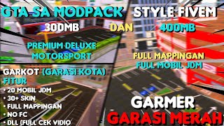 SHARE‼️GTA SA MODPACK FIVEM V7 LITE VERSION CUMA 300MB amp 400MB KEREN ABIZZZ [upl. by Callie]