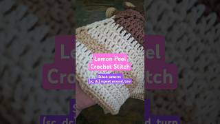 How to crochet the lemon peel stitch Simply follow this stitch pattern CrochetStitches Crochet [upl. by Cutler]