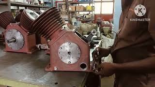 tap block air compressor making video contact number 8122691916 [upl. by Enenej]