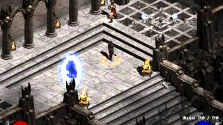 Diablo II Sacrifice Paladin vs Hell Diablo [upl. by Sudnor950]