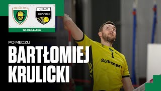 Bartłomiej Krulicki po meczu GKS Katowice  Trefl Gdańsk 13 15112024 [upl. by Aynas]