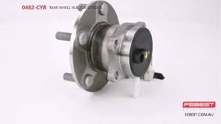 0482CYR REAR WHEEL HUB FOR CITROEN [upl. by Anirres865]