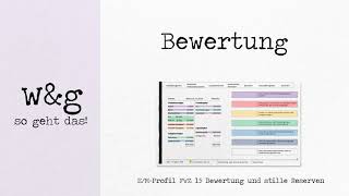 FWZ 15 Bewertung und stille Reserven  1 Bewertung [upl. by Chae612]