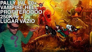 Tibia  Pally lvl 70 250khr PROFIT  VAMPIRE HELL DREFIA [upl. by Afatsum]