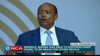 The Motsepe Foundations Patrice Motsepe on stage at the MandelaLecture [upl. by Richia]