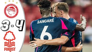 Nottingham Forest vs Olympiacos 4 3 All Goals amp Highlights  Friendly Match 2024 [upl. by Pincince]