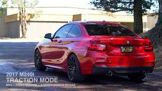 BMW M240i M Performance Exhaust  Dinan Midpipe in Traction Mode [upl. by Ytok]